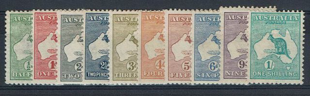 Image of Australia SG 1/11 MM British Commonwealth Stamp